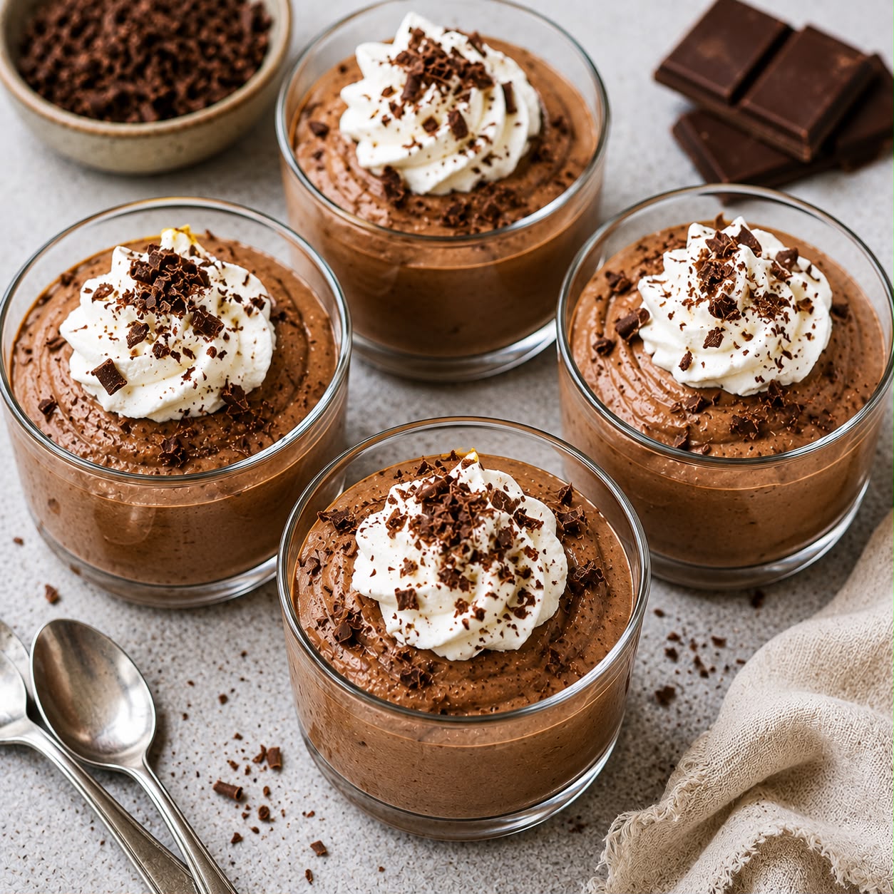 3-Ingredient Chocolate Mousse