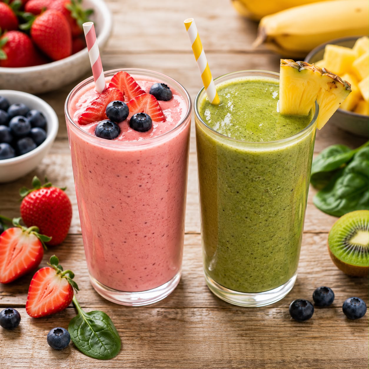 5-Minute Breakfast Smoothies