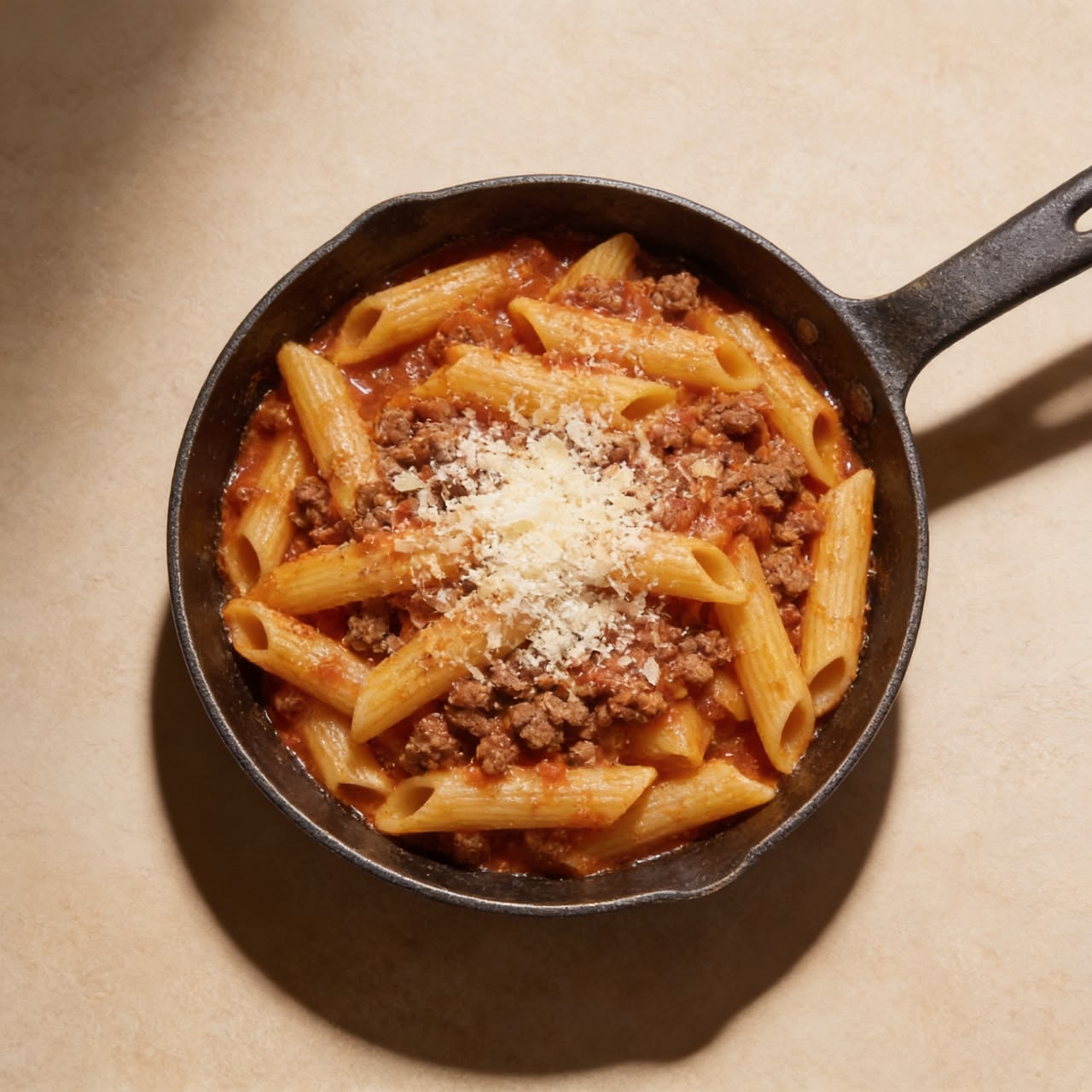 Budget Beef Mince Pasta