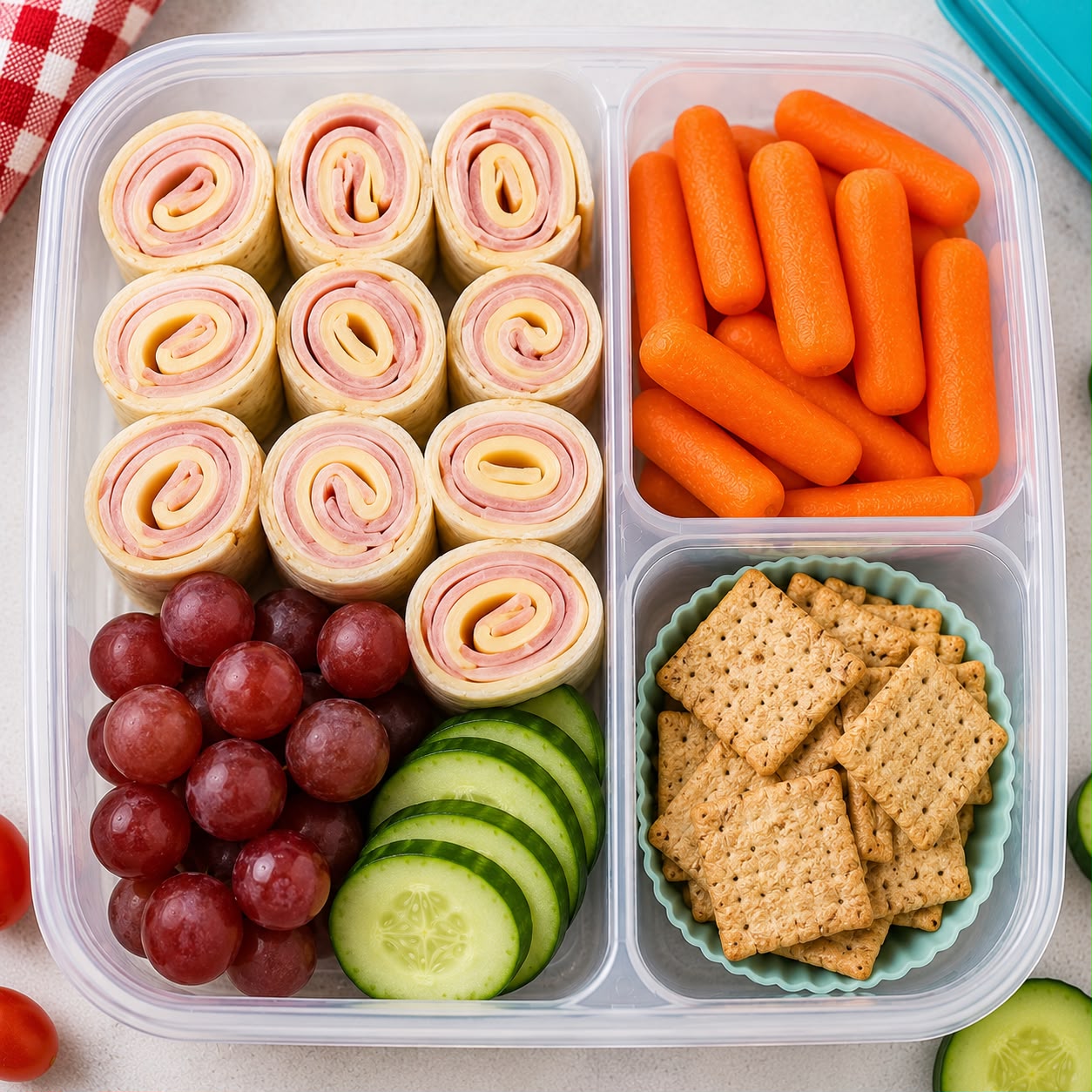 Classic Ham & Cheese Roll-Ups