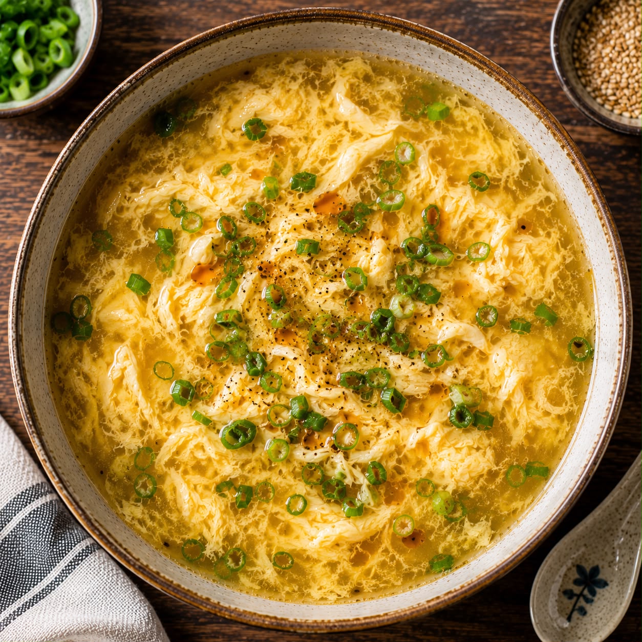 Egg Drop Soup (Low-Calorie)