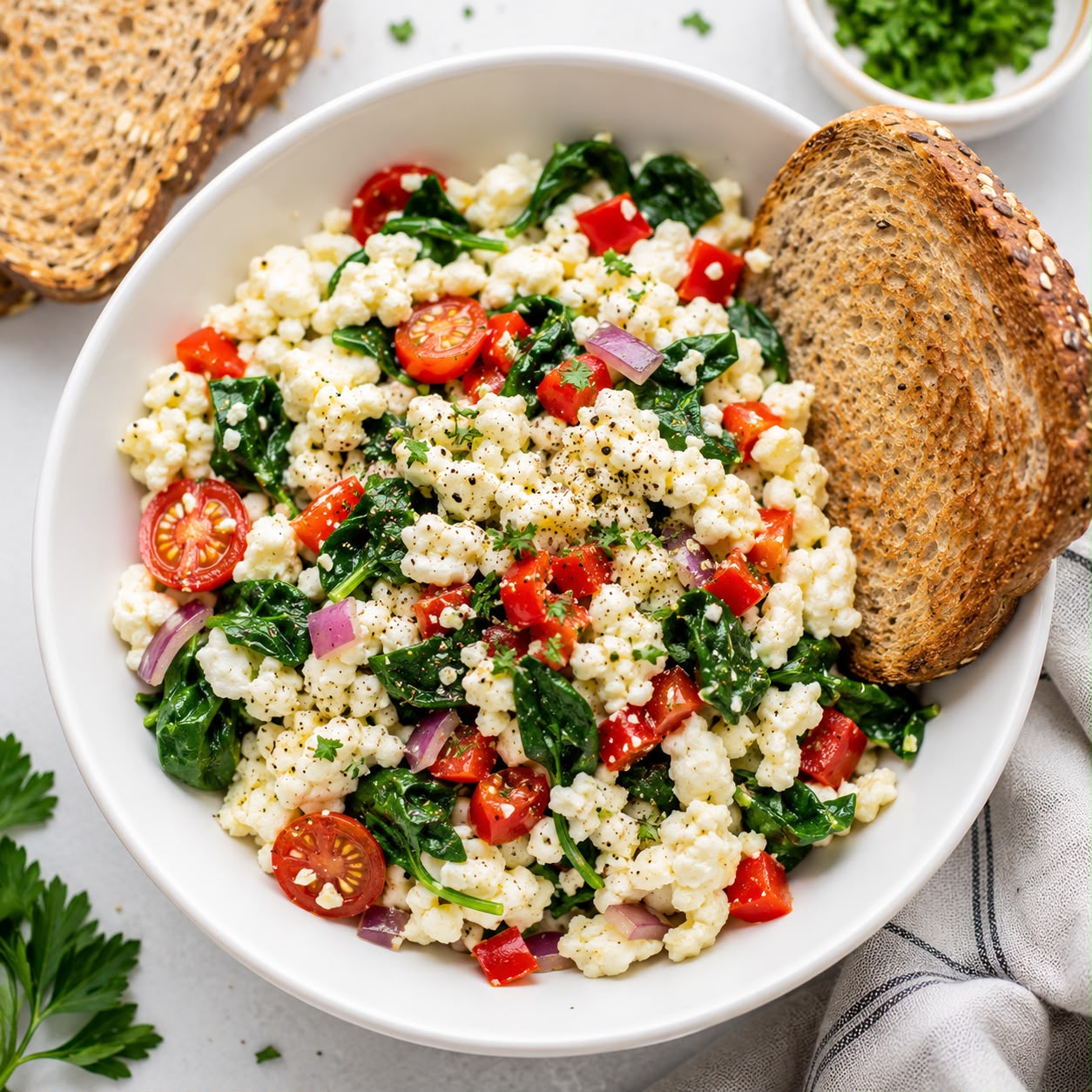 Egg White & Veggie Scramble