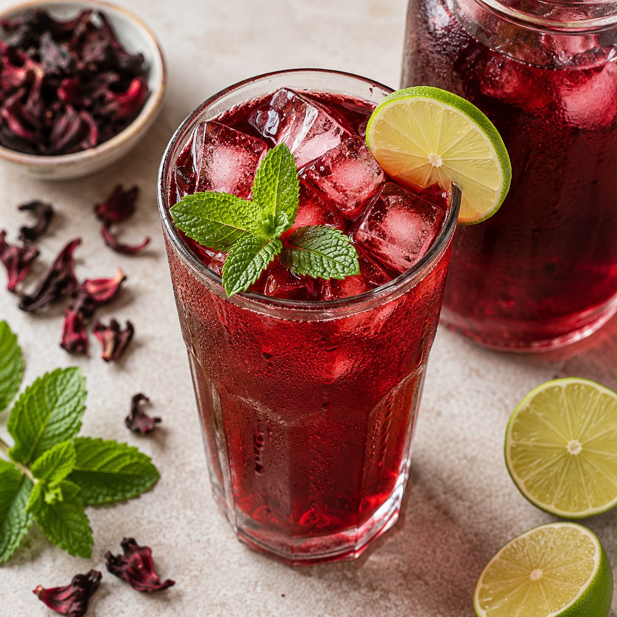 Hibiscus Iced Tea (Agua de Jamaica)