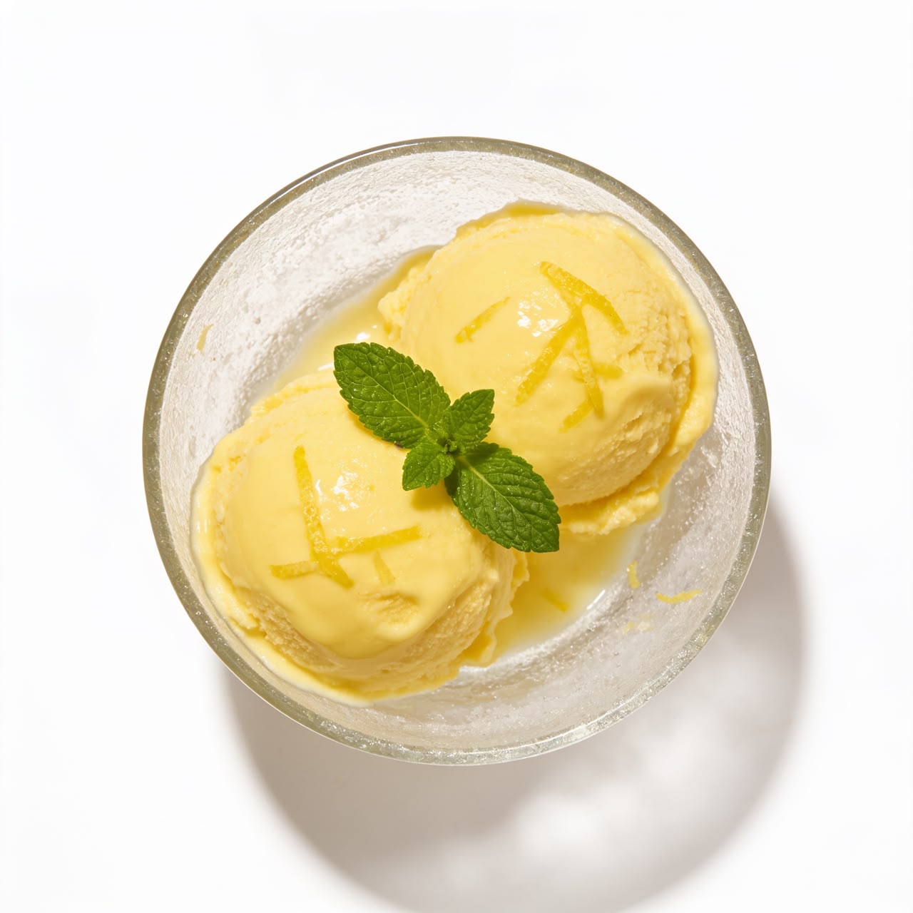 Lemon Sorbet (2 Ingredients)