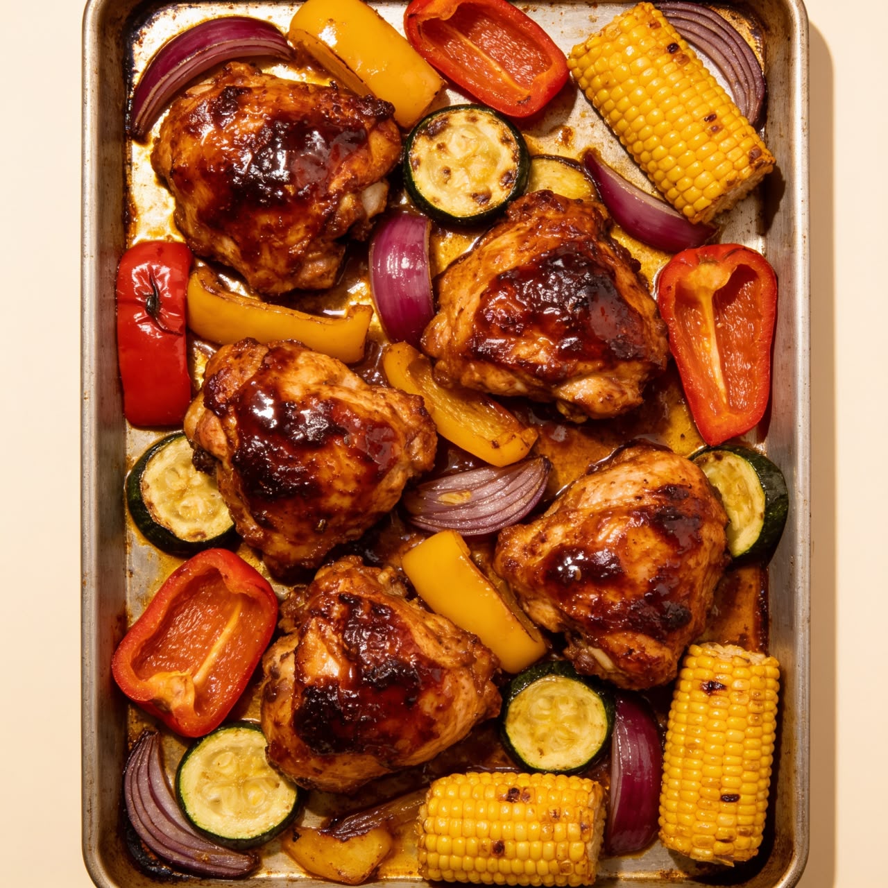 One-Pan BBQ Chicken & Veggies