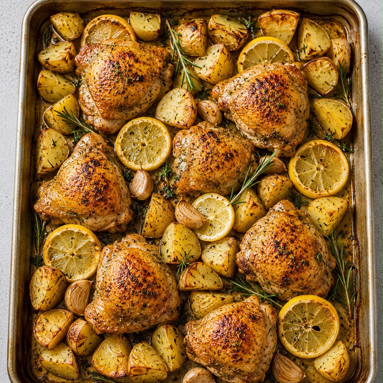 One-Pan Lemon Chicken & Potatoes