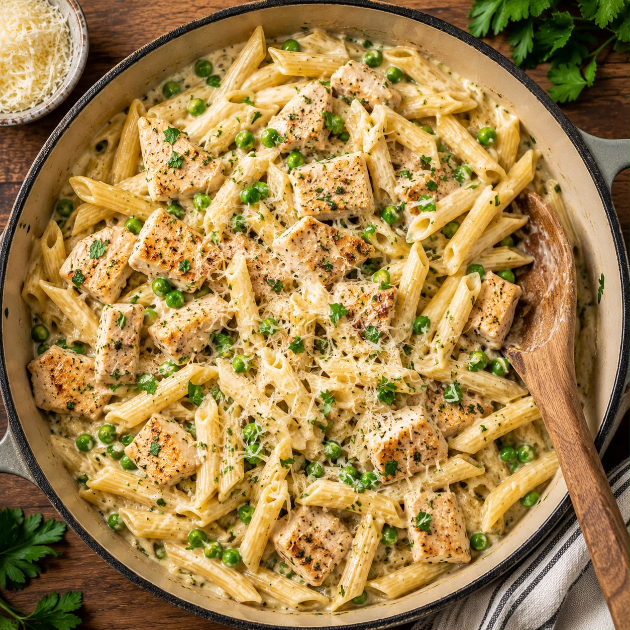 One-Pot Creamy Chicken Pasta