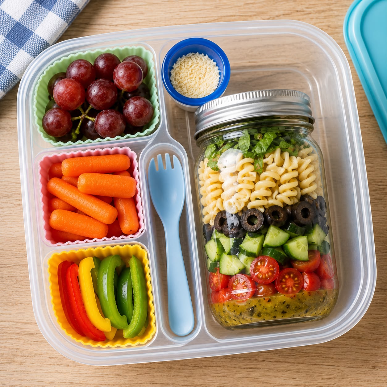 Pasta Salad Lunchbox Jar