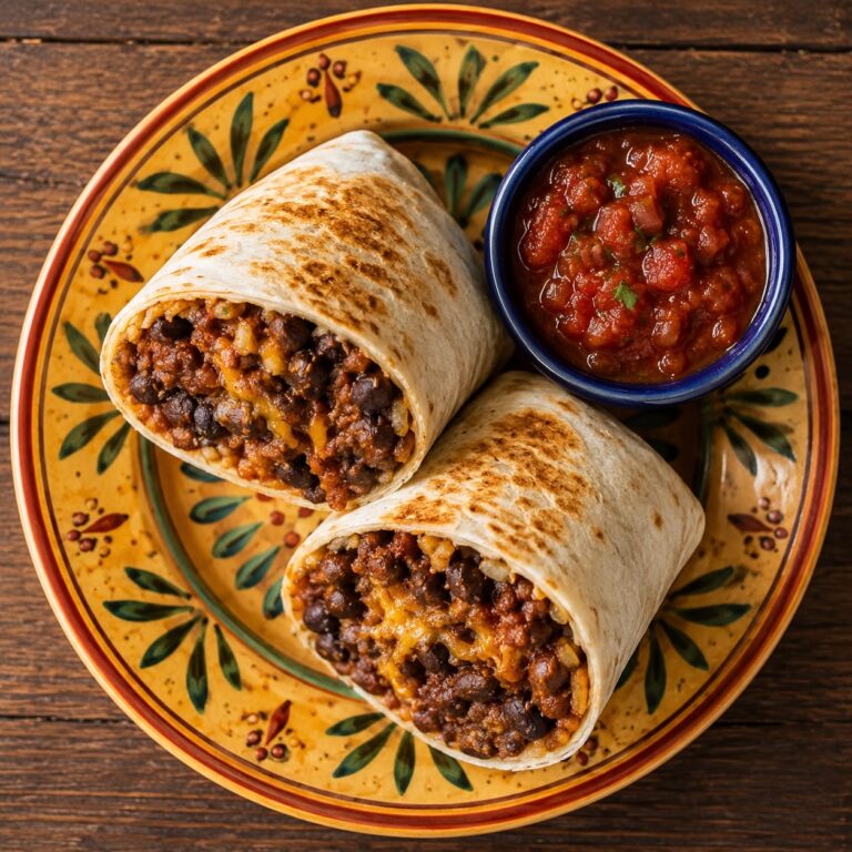 Simple Bean Burritos