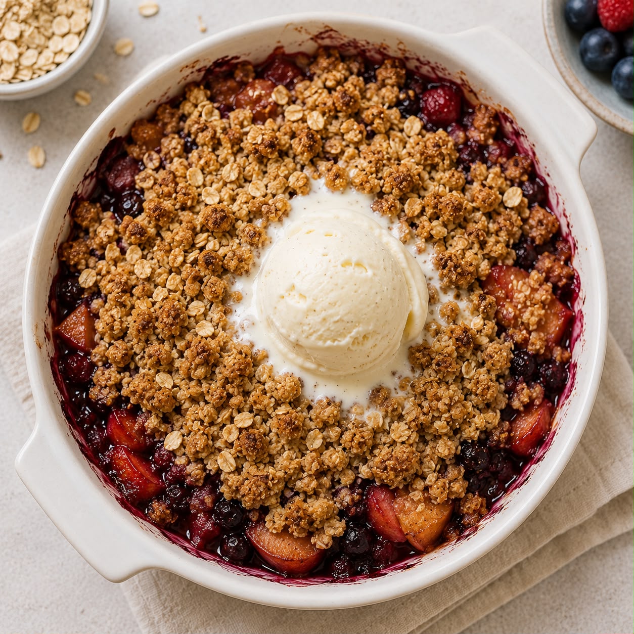Simple Fruit Crumble