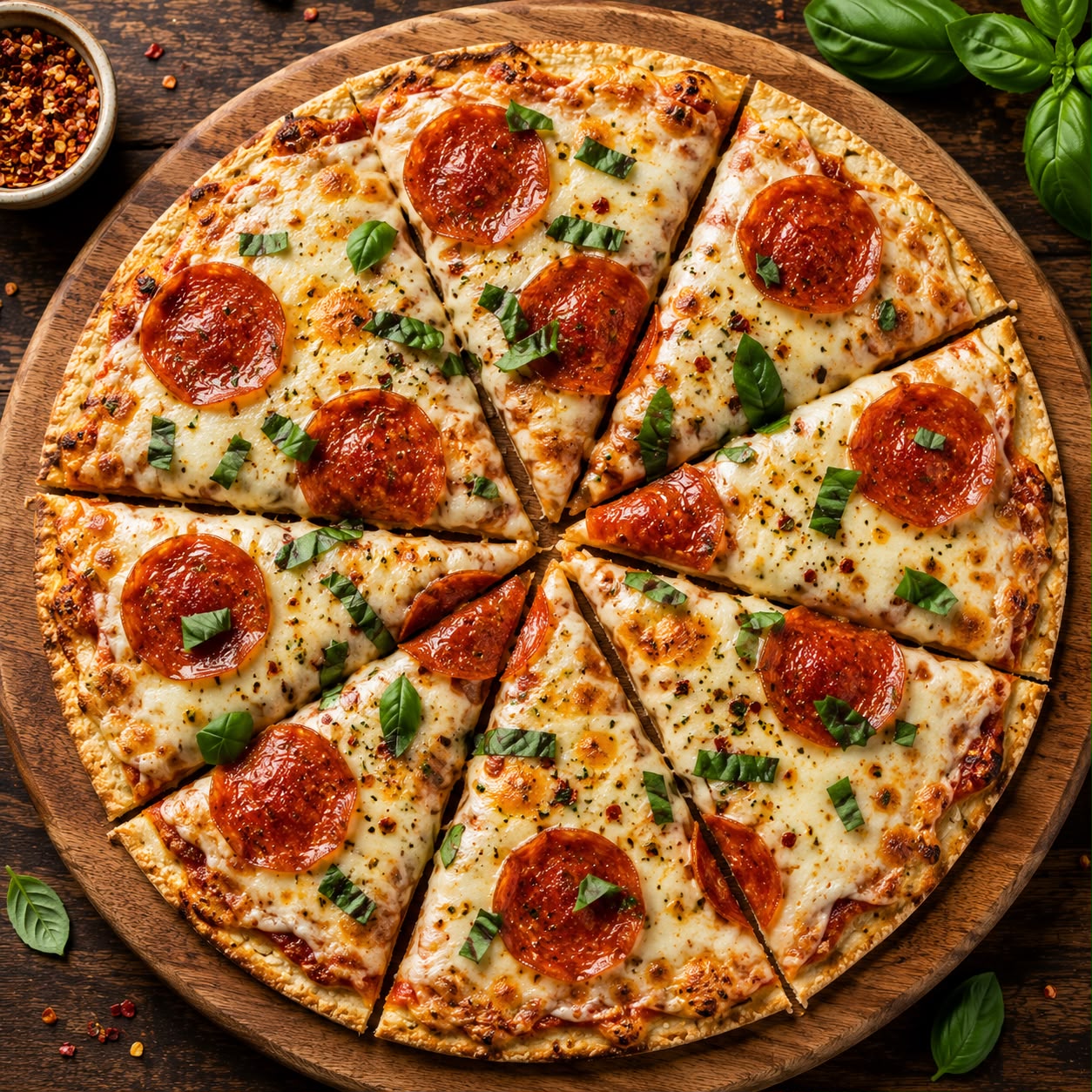 Tortilla Pizza (5 Minutes)