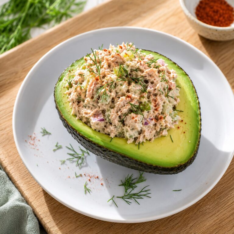 Tuna Salad Stuffed Avocado