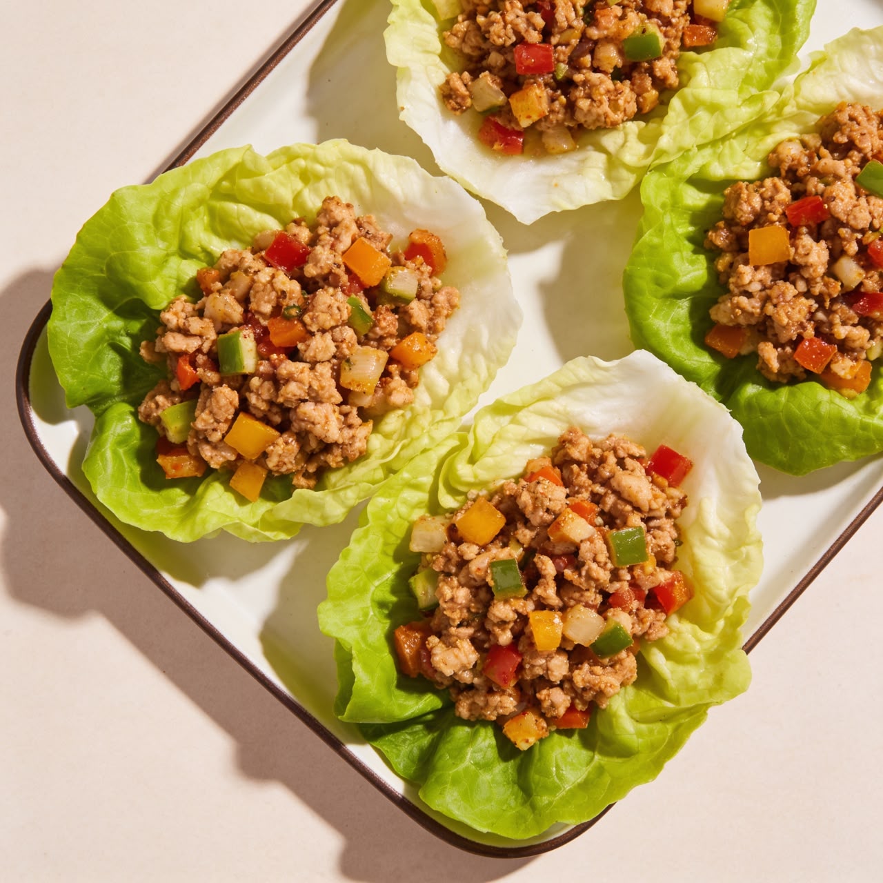 Turkey & Vegetable Lettuce Wraps