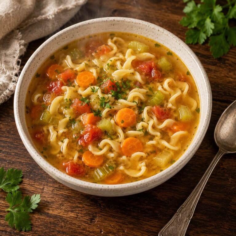 Vegetable Noodle Soup