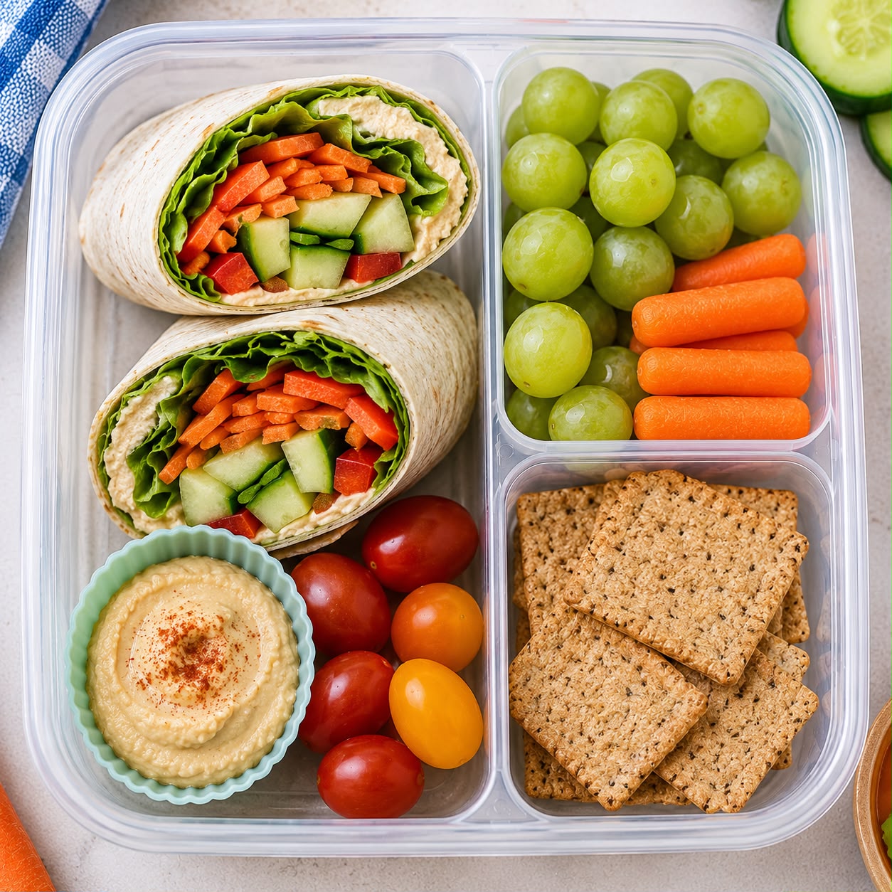 Veggie & Hummus Wrap