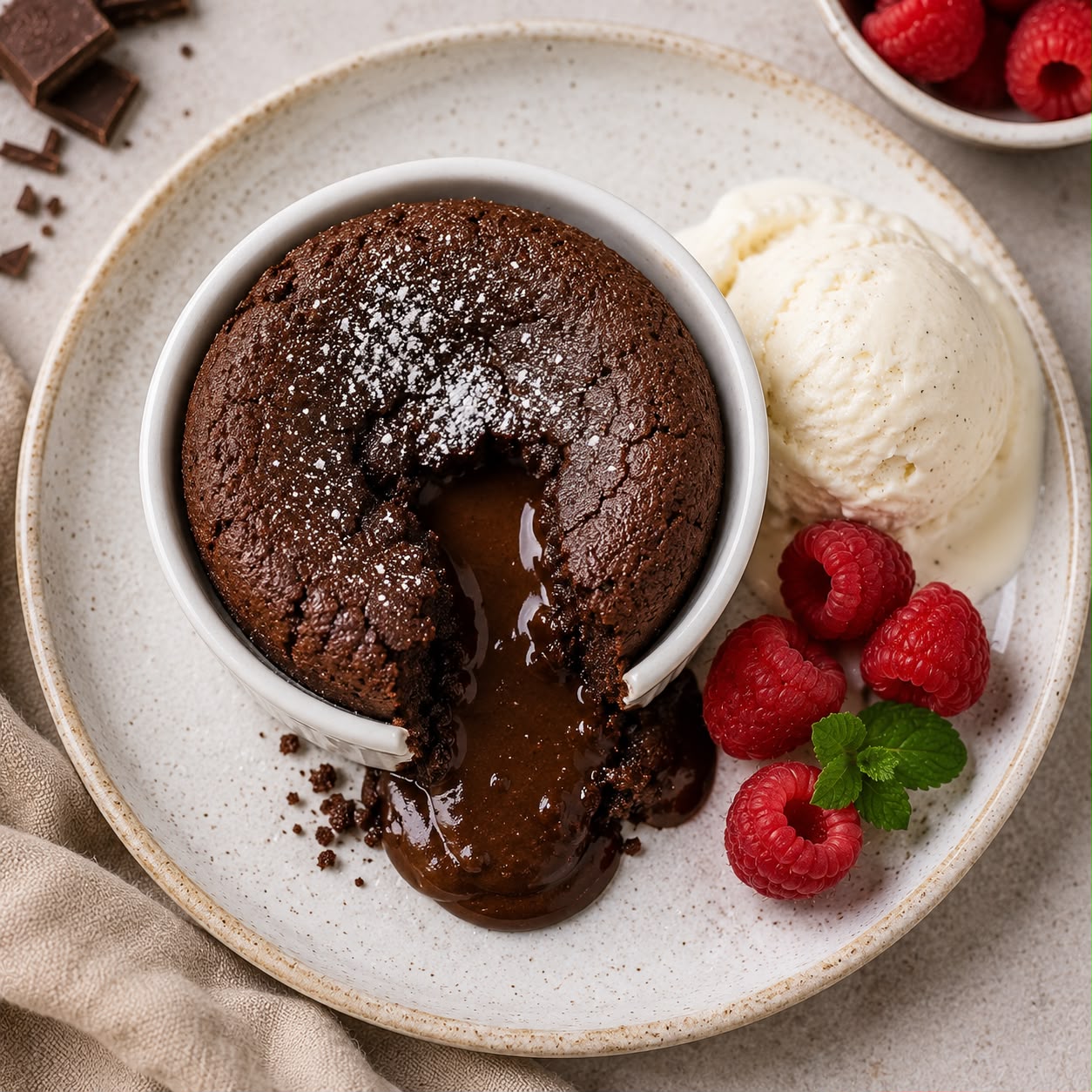 Warm Chocolate Lava Cake